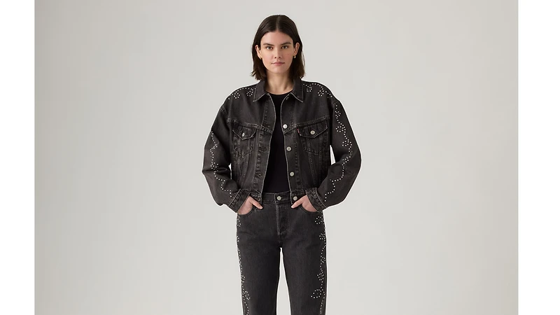 Shrunken '90s Trucker Jacket