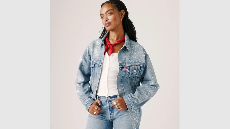 BEYONCÉ X LEVI’S® Shrunken '90s Trucker Jacket