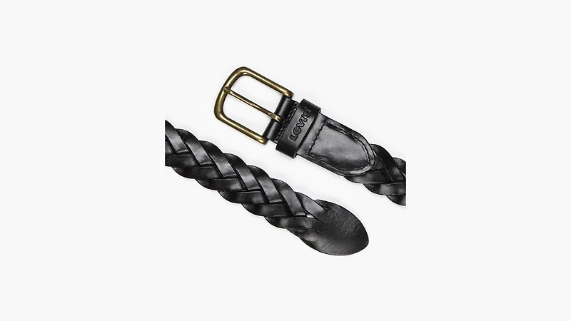Leather Braid Belt