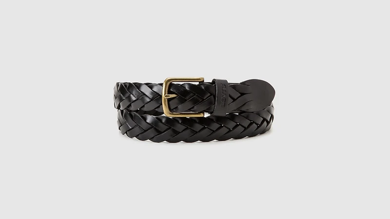 Leather Braid Belt