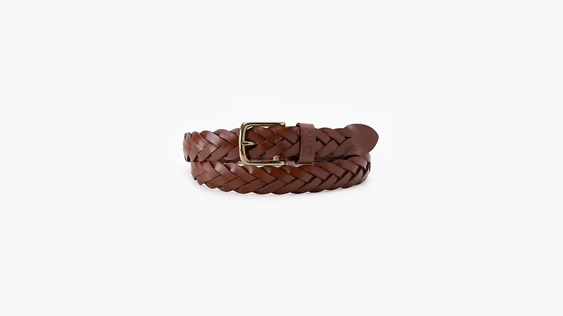 Leather Braid Belt