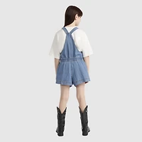 Shortalls With Tie At Waist