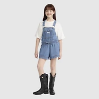 Shortalls With Tie At Waist