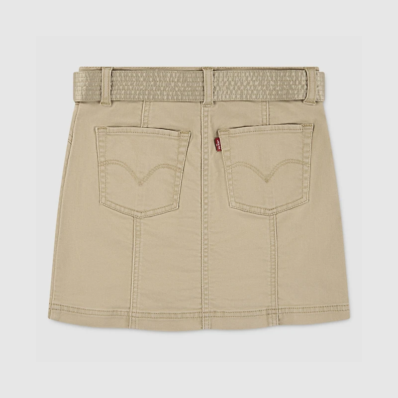 A-Line Skirt W/ Satin Belt Big Girls 8-20