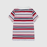 Polo Knit Top Big Girls 7-16