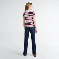 Polo Knit Top Big Girls 7-16