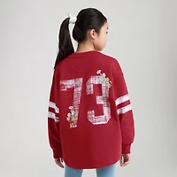 Varsity Fleece Cardigan Big Girls 7-16