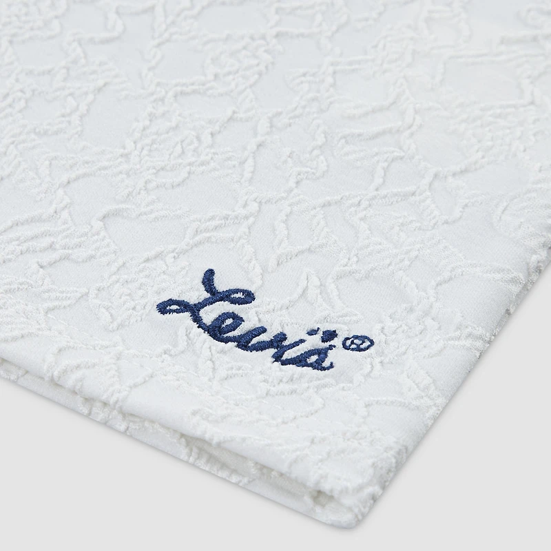 Jacquard Ss Knit Top Big Girls S-XL