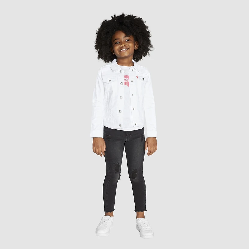 Trucker Jacket Little Girls 4-6X