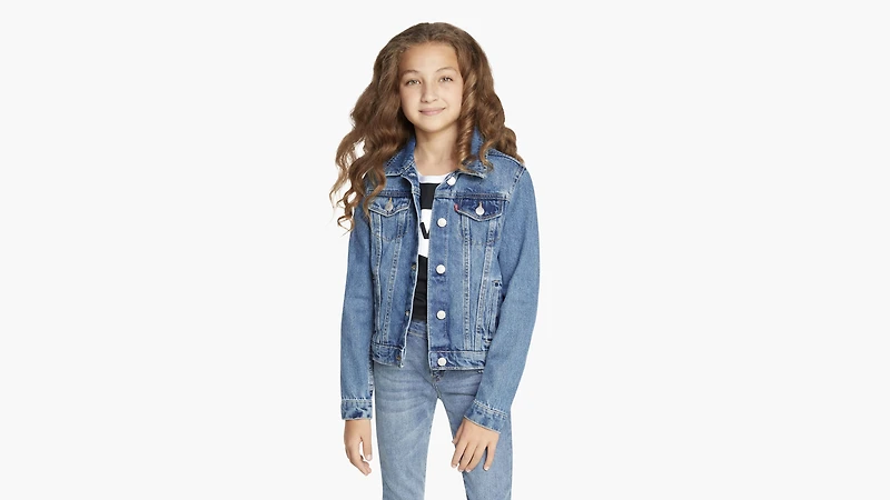 Trucker Jacket Big Girls 7-16