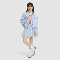 Bubble Denim Trucker Jacket Big Girls 7-16