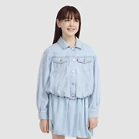 Bubble Denim Trucker Jacket Big Girls 7-16