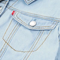 Bubble Denim Trucker Jacket Little Girls 4-6