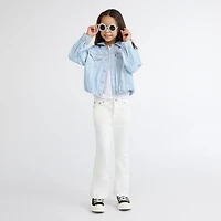 Bubble Denim Trucker Jacket Little Girls 4-6