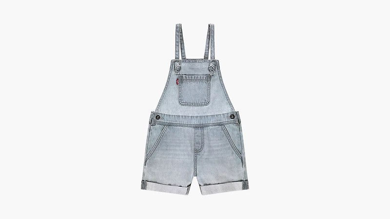 Knot Stap Shortalls Little Girls 4-6