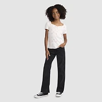 Wide Leg Jeans Big Girls 8-20