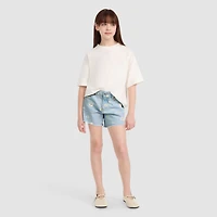 Dasiy Denim A Line Shorts Big Girls 7-16