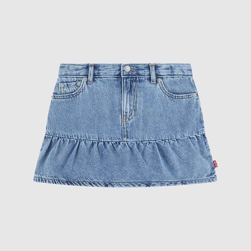 Denim Flounce Skort Little Girls 4-6