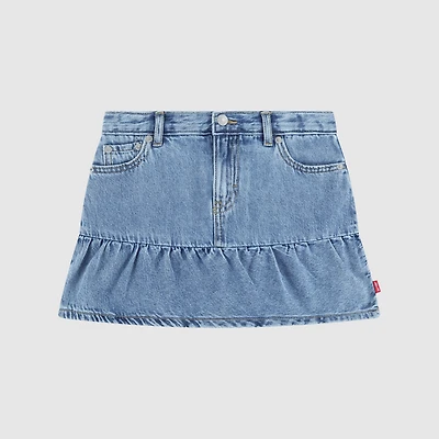 Denim Flounce Skort Little Girls 4-6