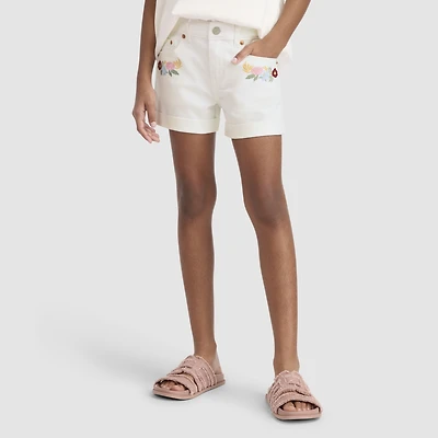 Embroidered Girlfriend Short Big Girls 7-16