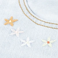 Big Girls Crochet A Line Denim Shorts