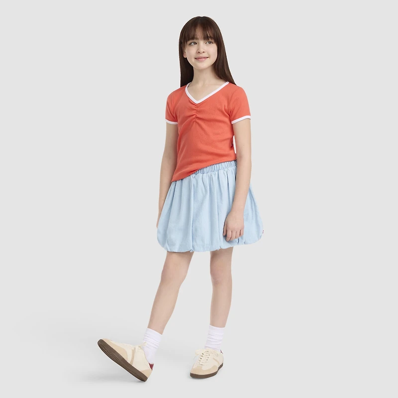 Denim Bubble Skort Big Girls 7-16