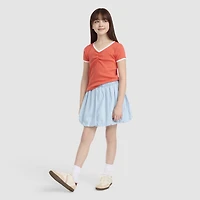 Denim Bubble Skort Big Girls 7-16