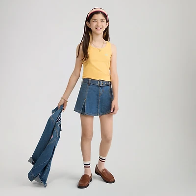 Pleated Skort Big Girls 7-16