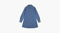 Levis Western Denim Shirt Dress Little Girls 4-6