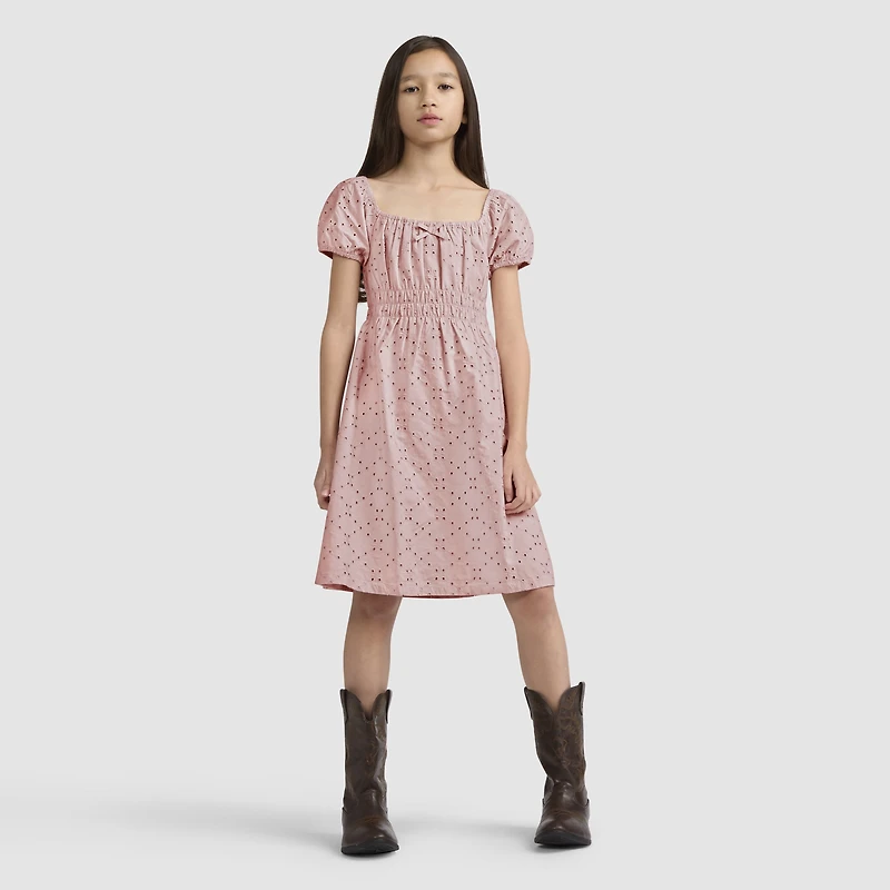 Eyelet Dress Big Girls S-XL