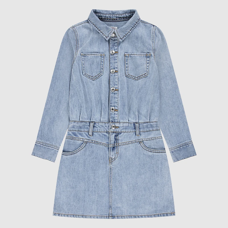 Ls Western Dress Big Girls S-XL