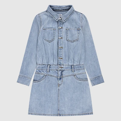 Ls Western Dress Big Girls S-XL