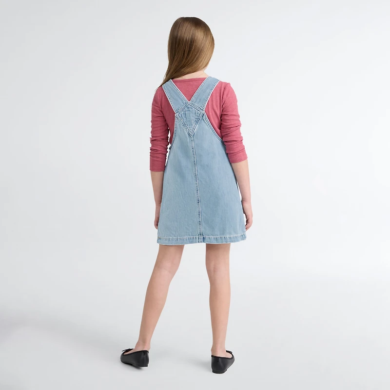Denim Side Pocket Skirtall Little Girls 4-6