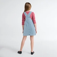 Denim Side Pocket Skirtall Little Girls 4-6