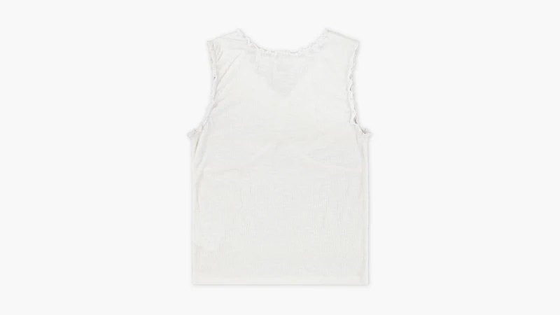 Bow Purl Edge Tank Top Big Girls S-XL