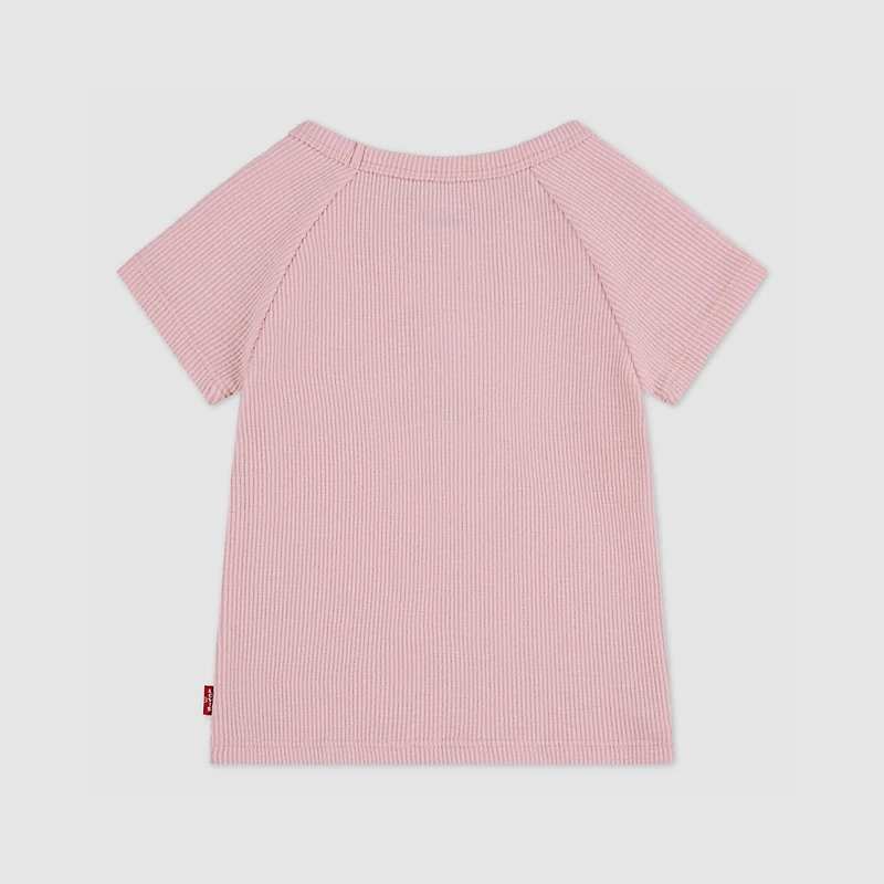 Color Block Raglan Top Toddler Girls 2T-4T