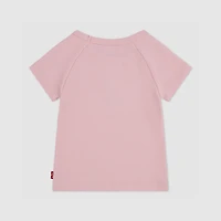 Color Block Raglan Top Toddler Girls 2T-4T