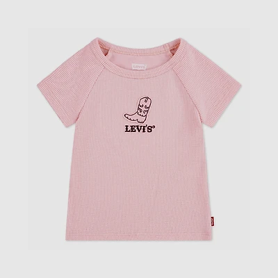 Color Block Raglan Top Toddler Girls 2T-4T