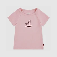 Color Block Raglan Top Toddler Girls 2T-4T