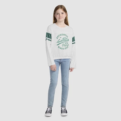 Varsity Long Sleeve Tee Big Girls 7-16