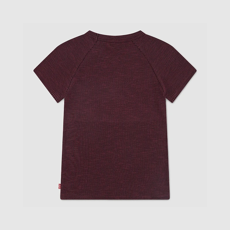 Color Block Raglan Top Big Girls S-XL