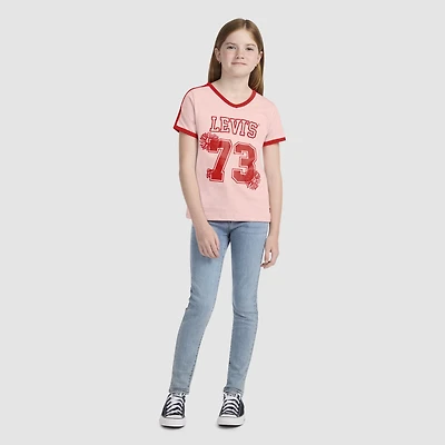 Vneck Sporty Top Big Girls S-XL