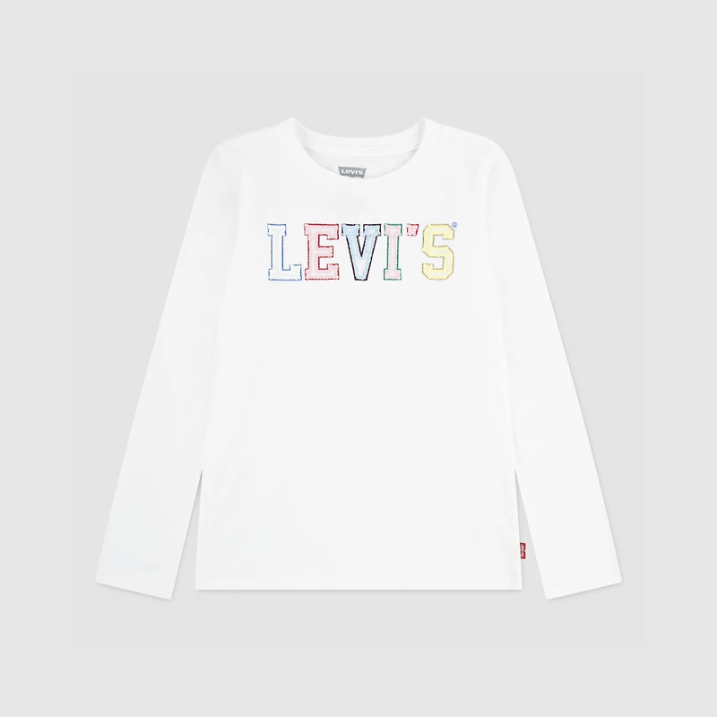Ls Crochet Tee Little Girls 4-6