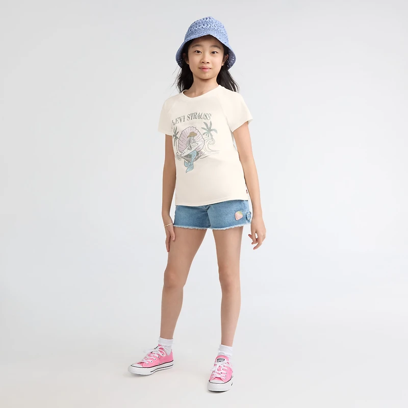 Short Sleeve Mermaid Graphic Tee Big Girls 7-16