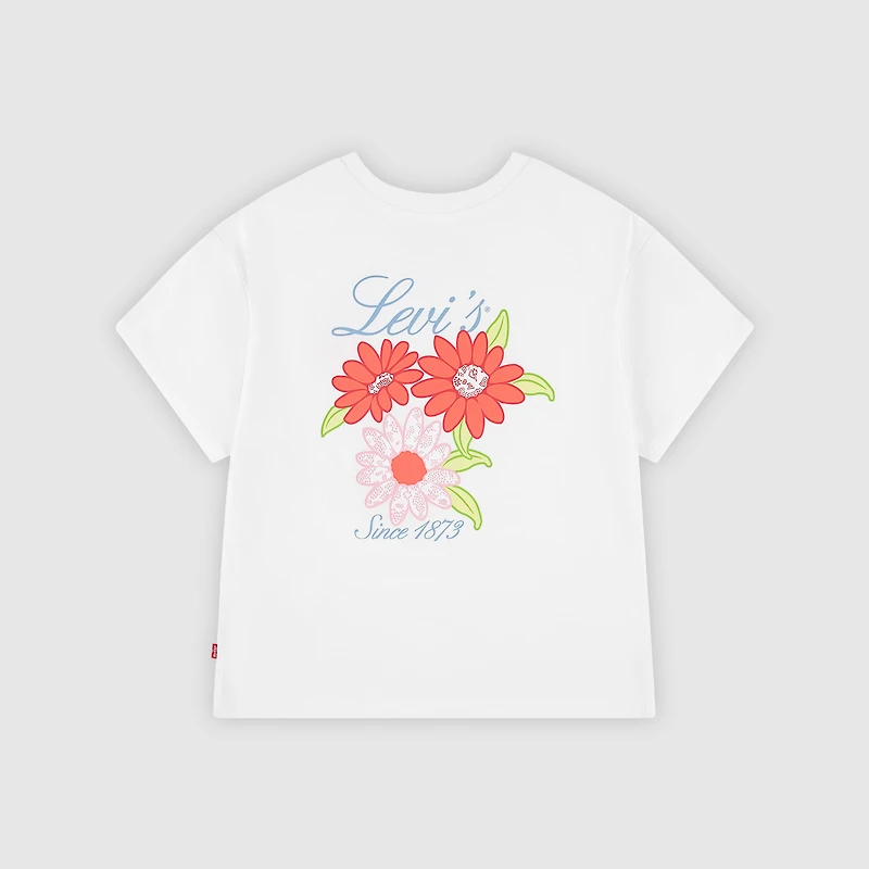 Short Sleeve Levis Floral Oversized Graphic Tee Big Girls 7-16