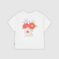 Short Sleeve Levis Floral Oversized Graphic Tee Big Girls 7-16