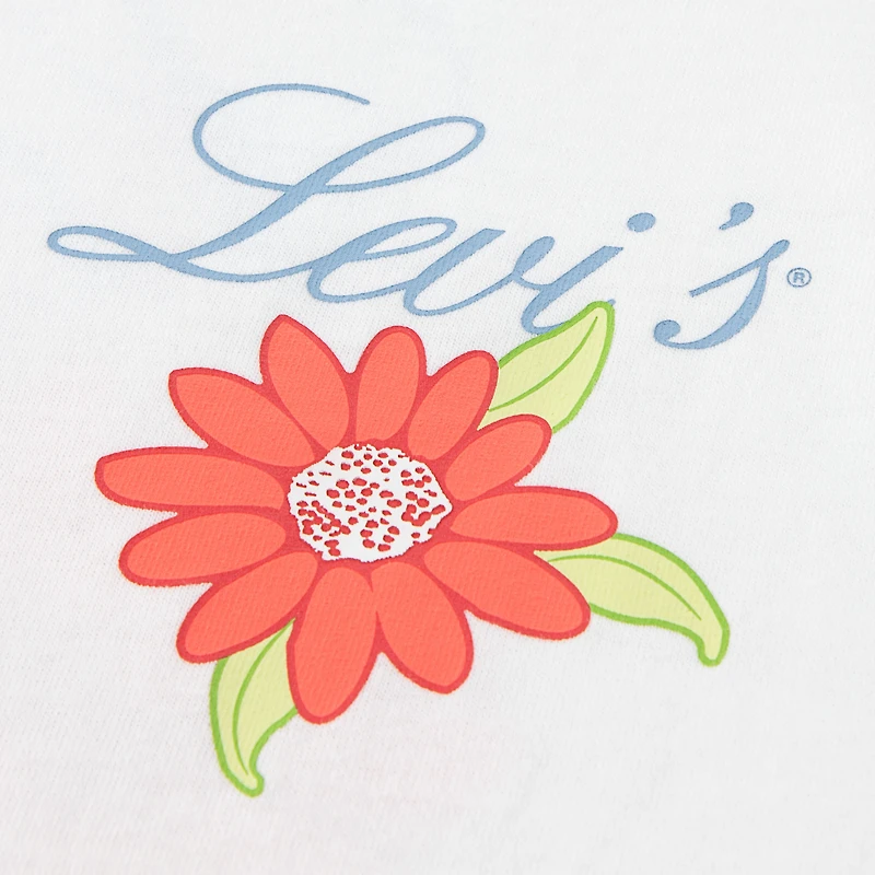 Short Sleeve Levis Floral Oversized Graphic Tee Big Girls 7-16