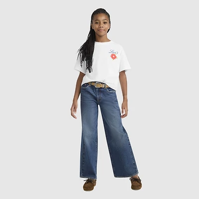 Short Sleeve Levis Floral Oversized Graphic Tee Big Girls 7-16