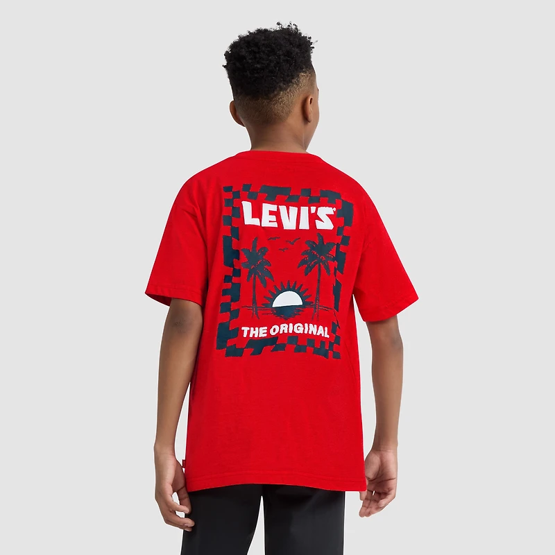 Short Sleeve Waterfront View Graphic Tee Big Boys 8-20