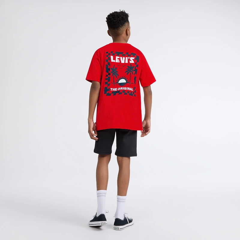 Short Sleeve Waterfront View Graphic Tee Big Boys 8-20